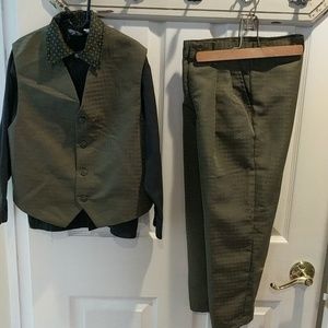 Dark Green Suit Set